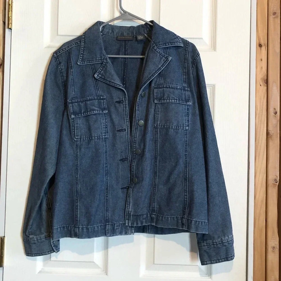 Relativity Women’s Jean Jacket Size XL - Picture 1 of 4